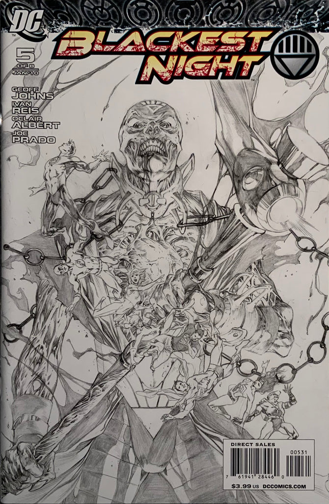 BLACKEST NIGHT # 5 REIS 1:100 SKETCH VARIANT COVER