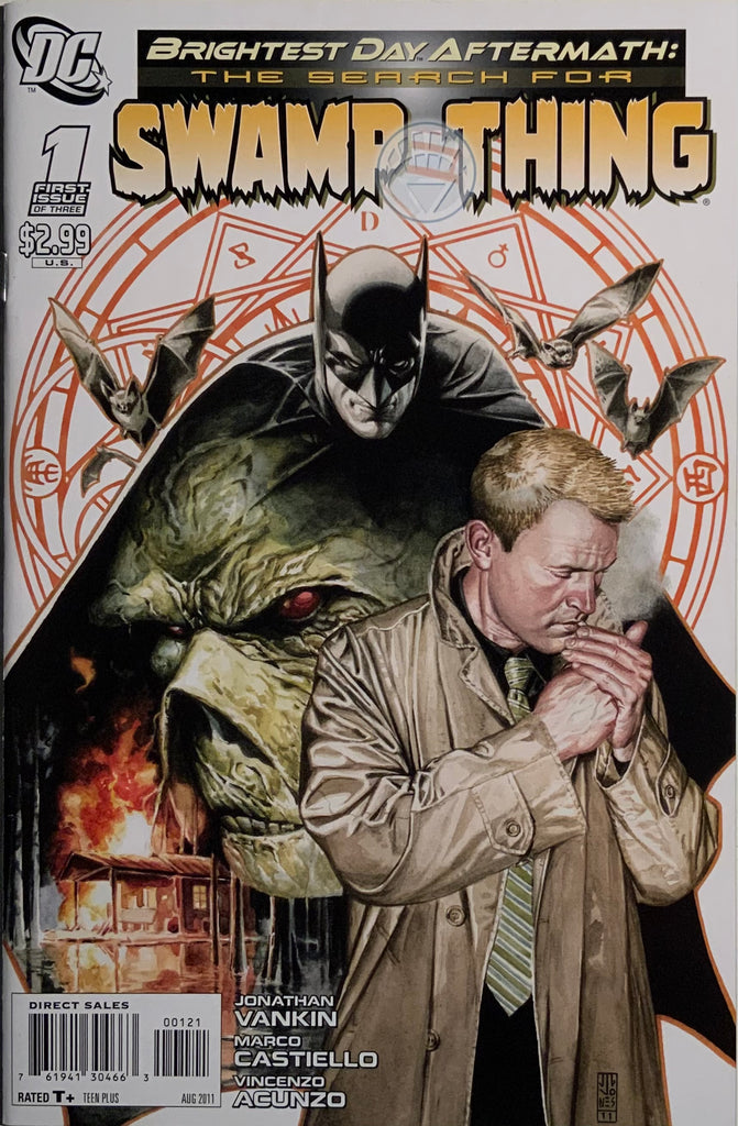 BRIGHTEST DAY AFTERMATH : THE SEARCH FOR SWAMP THING # 1 JONES 1:10 VARIANT COVER