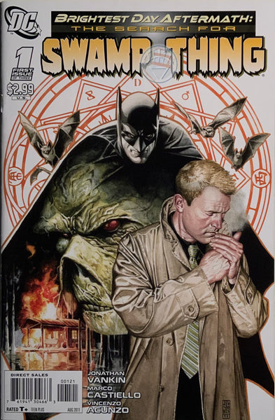 BRIGHTEST DAY AFTERMATH : THE SEARCH FOR SWAMP THING # 1 JONES 1:10 VARIANT COVER