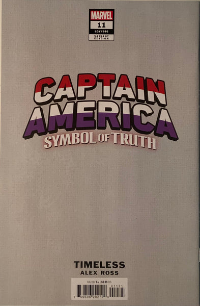 CAPTAIN AMERICA SYMBOL OF TRUTH #11 ROSS TIMELESS RED SKULL VARIANT COVER