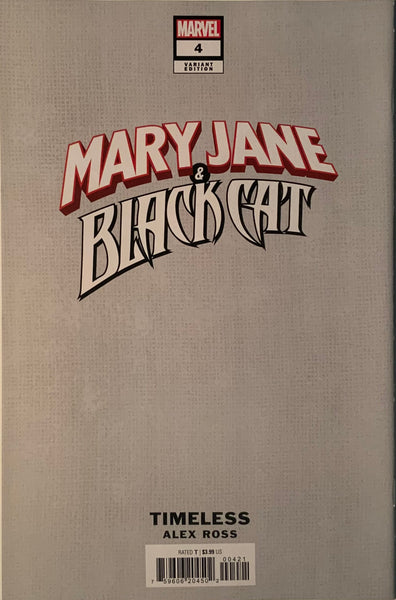 MARY JANE AND BLACK CAT #4 ROSS TIMELESS BLACK CAT VARIANT COVER