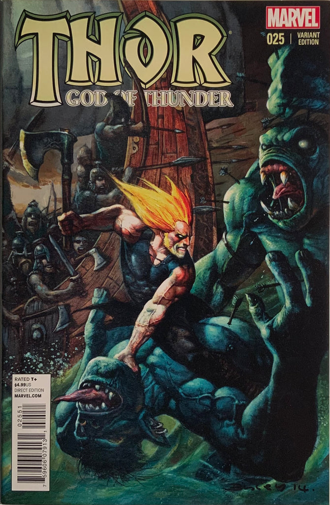 THOR GOD OF THUNDER #25 BISLEY VARIANT COVER