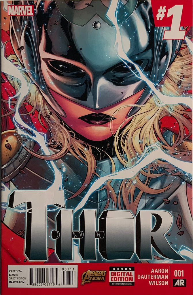 THOR (2014-2015) # 1 FIRST COVER APPEARANCE OF JANE FOSTER AS THOR