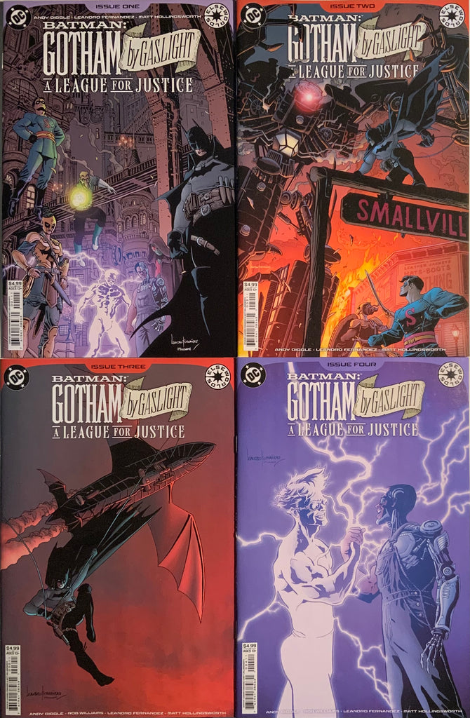 BATMAN : GOTHAM BY GASLIGHT A LEAGUE FOR JUSTICE # 1 - 6 SET