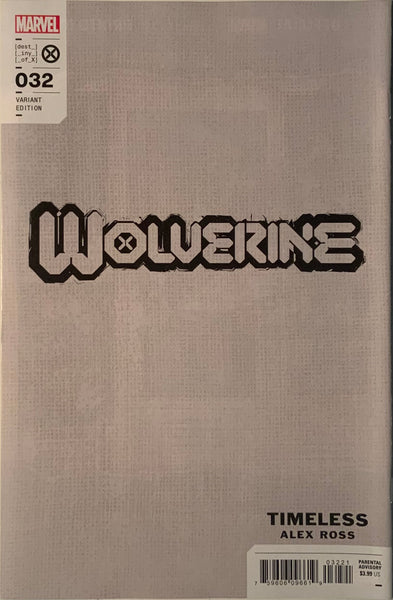 WOLVERINE (2020) #32 ROSS TIMELESS RHINO VARIANT COVER