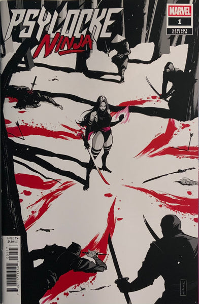 PSYLOCKE : NINJA # 1 SAN 1:25 VARIANT COVER