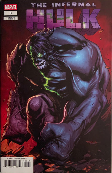 INFERNAL HULK # 3 SEGOVIA 1:25 VARIANT COVER