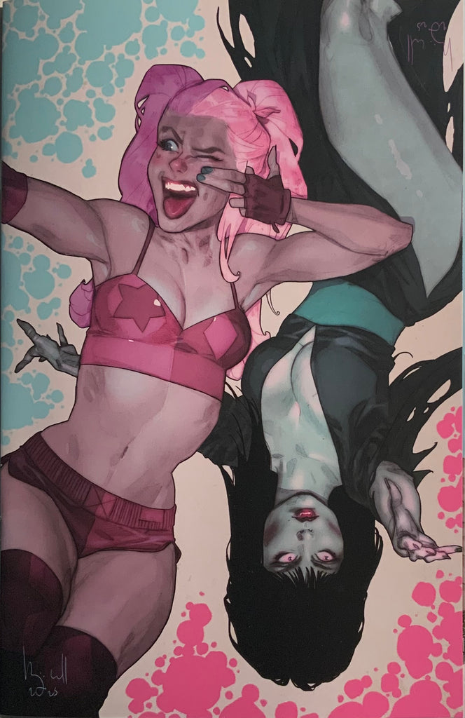 HARLEY QUINN X ELVIRA # 4 CALDWELL 1:10 VIRGIN VARIANT COVER