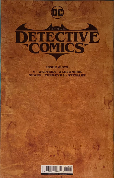 DETECTIVE COMICS #1079 SHARP 1:25 VARIANT COVER