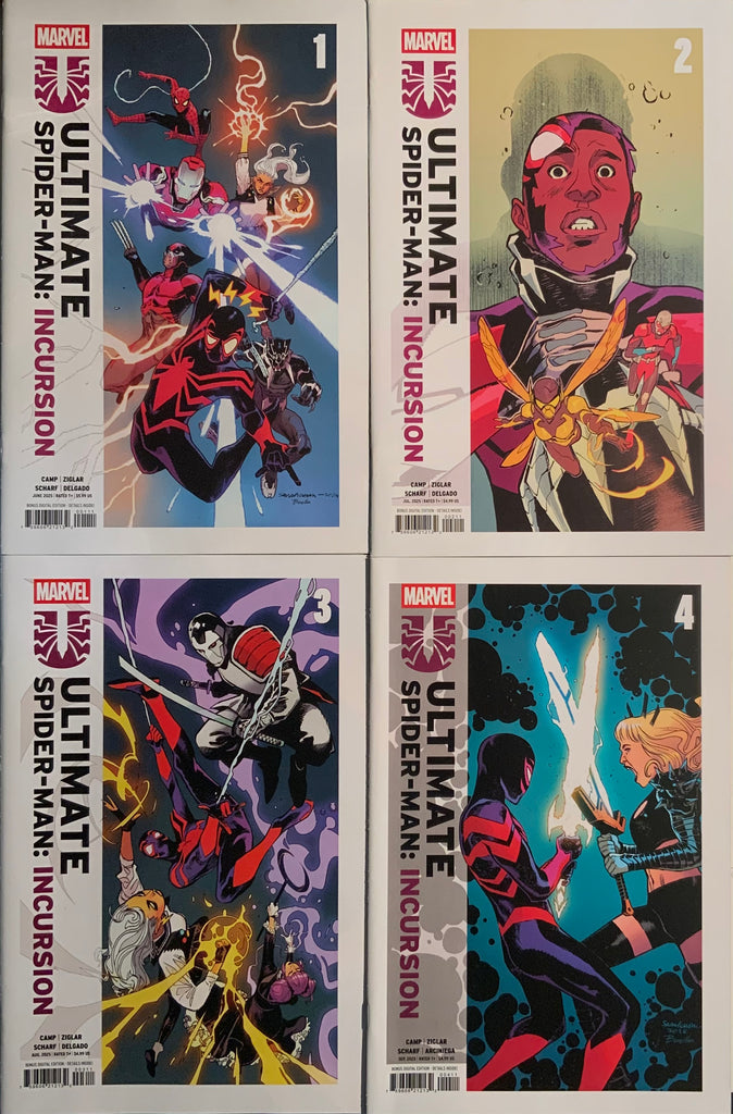 ULTIMATE SPIDER-MAN : INCURSION # 1 - 5 SET