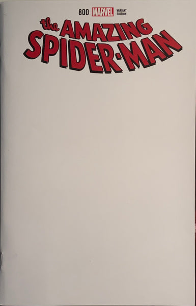 AMAZING SPIDER-MAN (2015-2018) #800 BLANK COVER (OVER ALEX ROSS COVER)