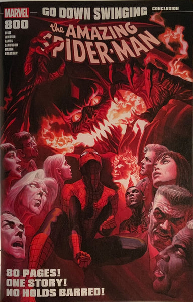 AMAZING SPIDER-MAN (2015-2018) #800 BLANK COVER (OVER ALEX ROSS COVER)