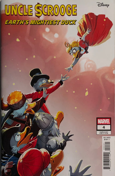 UNCLE SCROOGE EARTH’S MIGHTIEST DUCK # 4 HANS VARIANT COVER