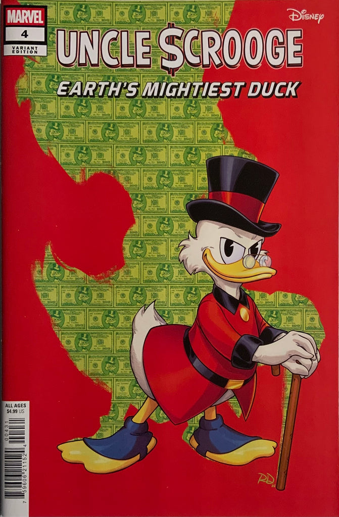 UNCLE SCROOGE EARTH’S MIGHTIEST DUCK # 4 DAUTERMAN VARIANT COVER