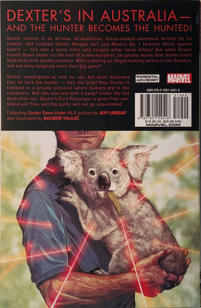 DEXTER DOWN UNDER GRAPHIC NOVEL FIRST PRINTING