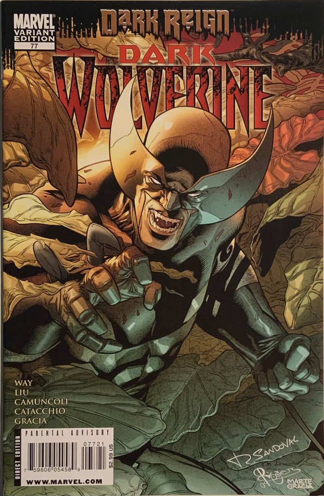 DARK WOLVERINE # 77 SANDOVAL 1:15 VARIANT COVER