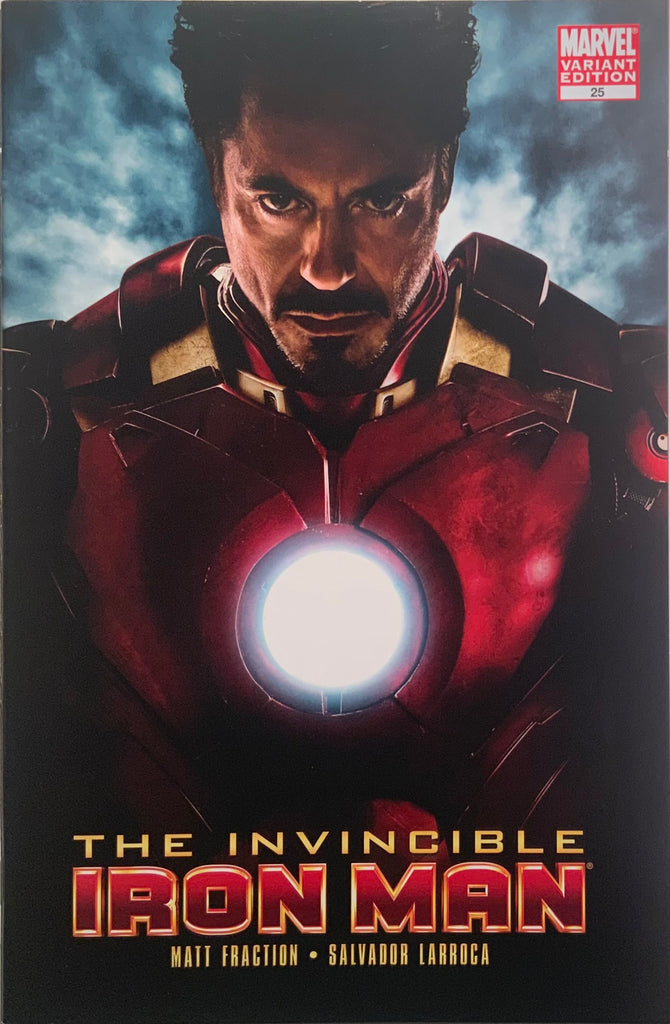 INVINCIBLE IRON MAN (2008-2011) # 25 MOVIE PHOTO 1:10 VARIANT COVER