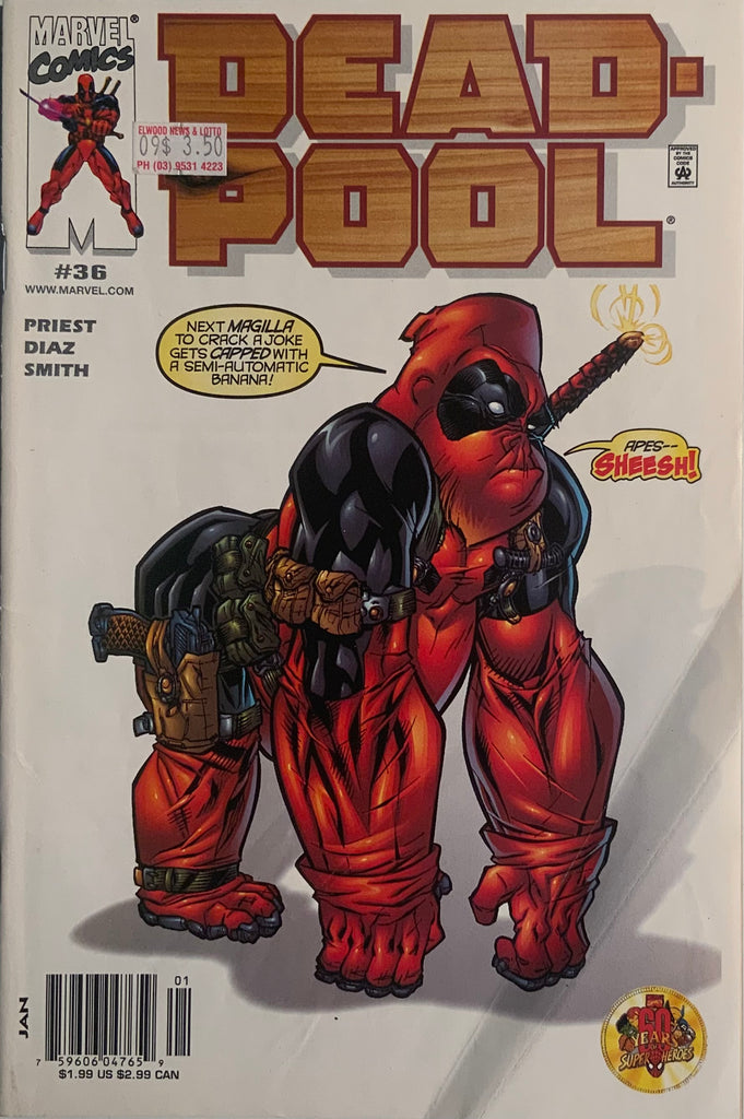 DEADPOOL (1997-2002) #36 NEWSSTAND EDITION