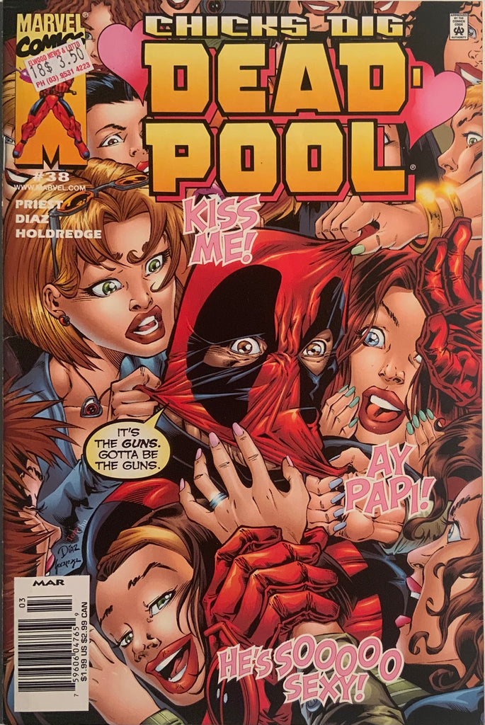 DEADPOOL (1997-2002) #38 NEWSSTAND EDITION