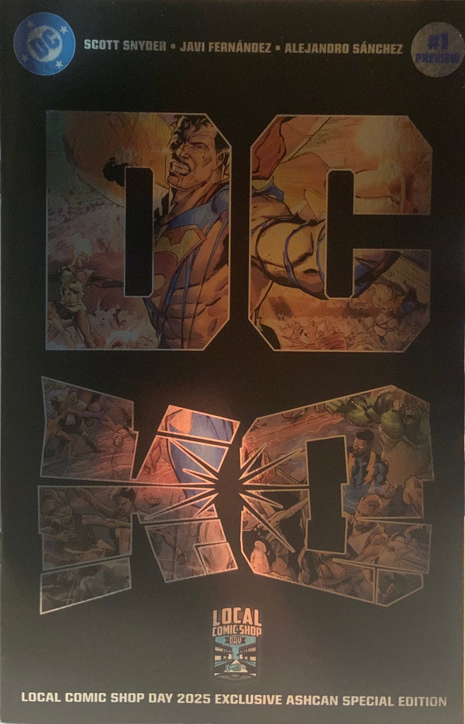 DC K.O. # 1  LCSD 2025 ASHCAN SPECIAL EDITION FOIL COVER