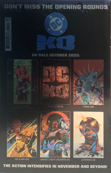 DC K.O. # 1  LCSD 2025 ASHCAN SPECIAL EDITION FOIL COVER