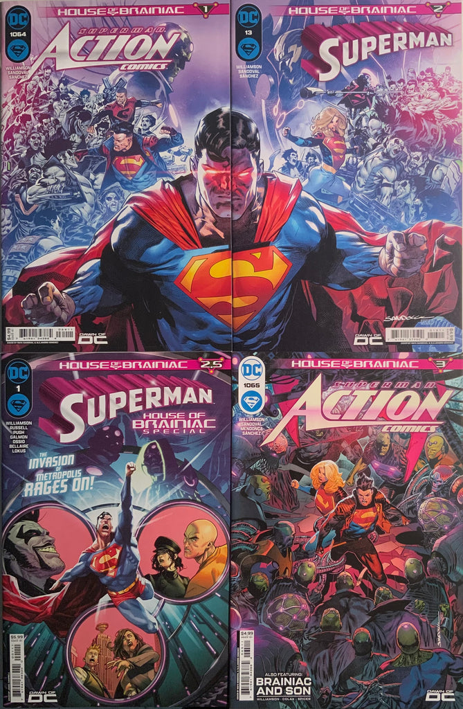 SUPERMAN : HOUSE OF BRAINIAC 7 PART SET