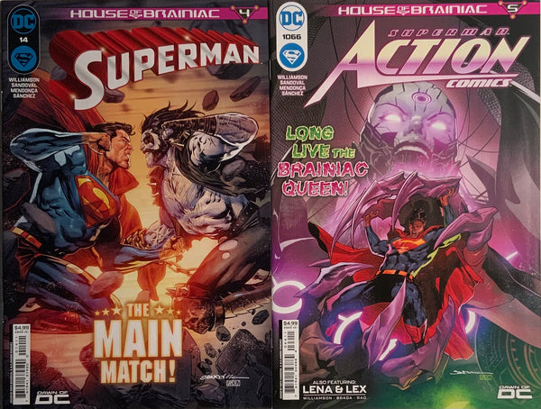 SUPERMAN : HOUSE OF BRAINIAC 7 PART SET