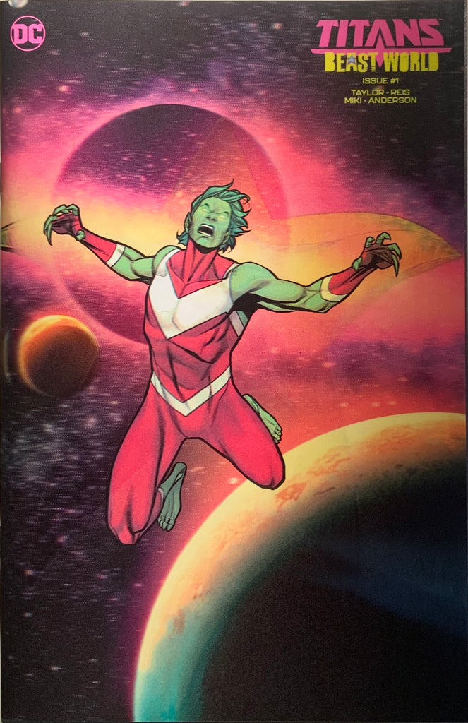 TITANS : BEAST WORLD # 1 - 6 SET OF LENTICULAR VARIANT COVERS