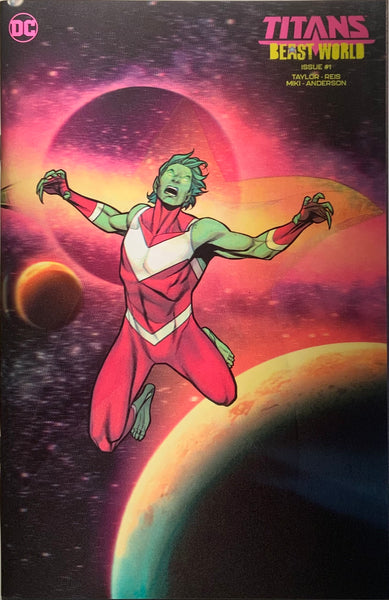 TITANS : BEAST WORLD # 1 - 6 SET OF LENTICULAR VARIANT COVERS
