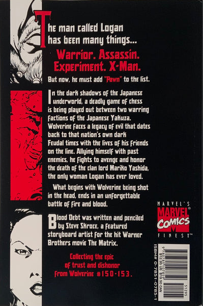 WOLVERINE BLOOD DEBT GRAPHIC NOVEL