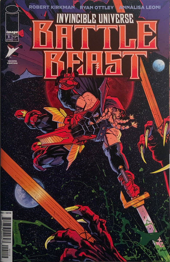INVINCIBLE UNIVERSE : BATTLE BEAST # 1 SECOND PRINTING COVER A