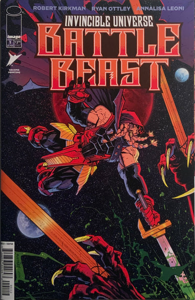 INVINCIBLE UNIVERSE : BATTLE BEAST # 1 SECOND PRINTING COVER A