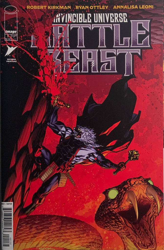 INVINCIBLE UNIVERSE : BATTLE BEAST # 1 SECOND PRINTING COVER C