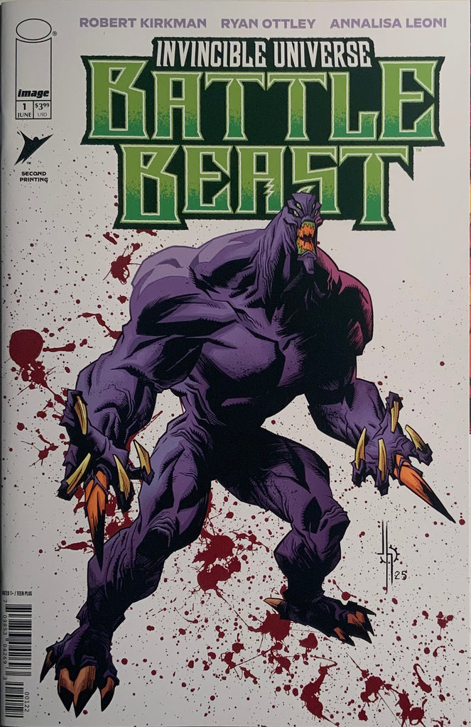 INVINCIBLE UNIVERSE : BATTLE BEAST # 1 SECOND PRINTING COVER B