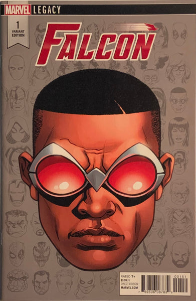 FALCON (2017) # 1 McKONE 1:10 HEADSHOT VARIANT COVER
