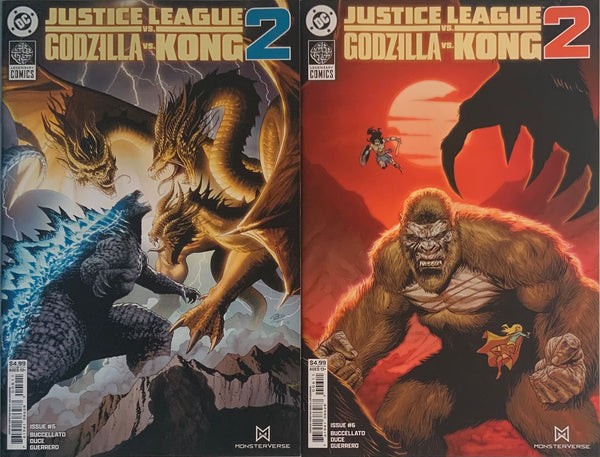 JUSTICE LEAGUE VS GODZILLA VS KONG 2 # 1 - 7 SET