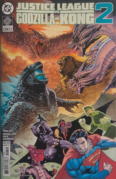 JUSTICE LEAGUE VS GODZILLA VS KONG 2 # 1 - 7 SET