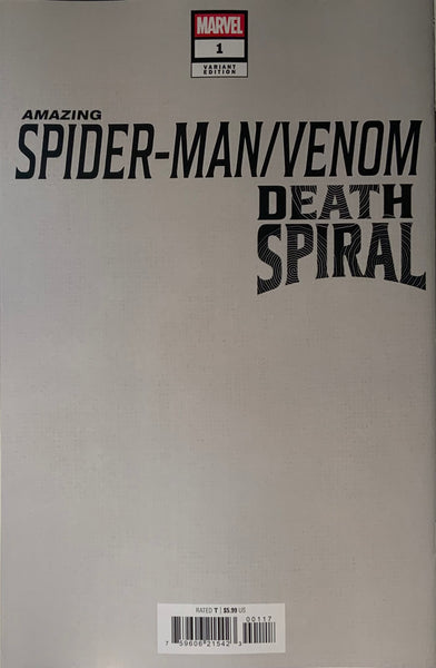 AMAZING SPIDER-MAN / VENOM : DEATH SPIRAL # 1 RAPOZA 1:25 VIRGIN VARIANT COVER