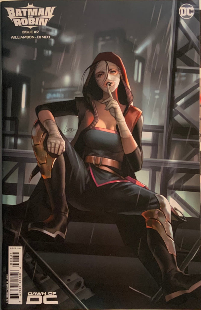 BATMAN AND ROBIN (2023) # 2 LEIRIX 1:25 VARIANT COVER FIRST FULL APPEARANCE OF SHUSH