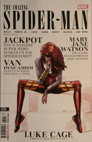 AMAZING SPIDER-MAN (2022) #31 SECOND PRINTING RAMOS VARIANT COVER