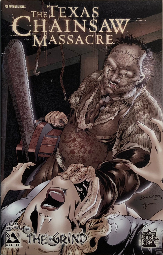 THE TEXAS CHAINSAW MASSACRE : THE GRIND # 3 WRAP COVER