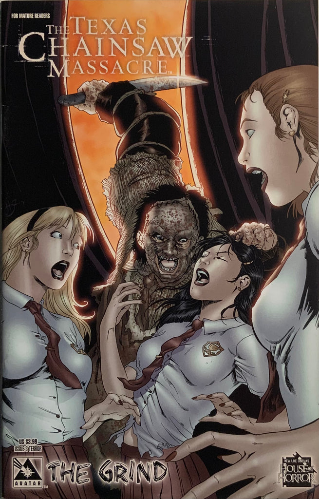 THE TEXAS CHAINSAW MASSACRE : THE GRIND # 3 TERROR COVER