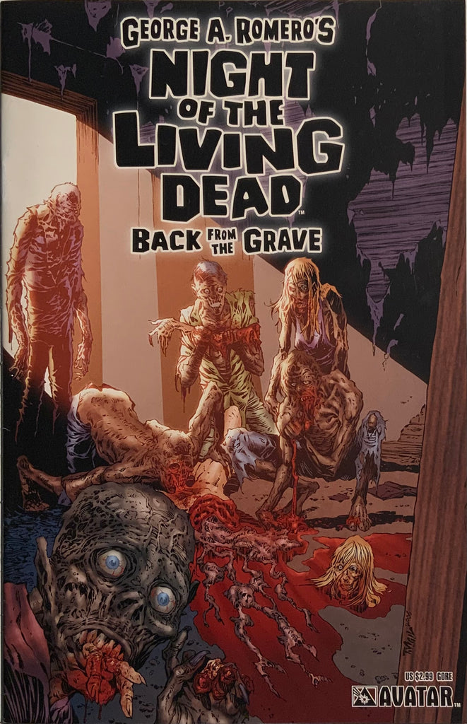 NIGHT OF THE LIVING DEAD : BACK FROM THE GRAVE GORE COVER