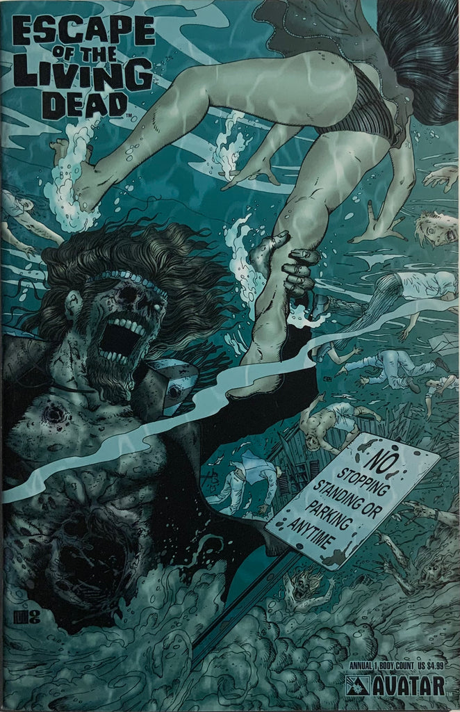 ESCAPE OF THE LIVING DEAD ANNUAL # 1 BODY COUNT COVER