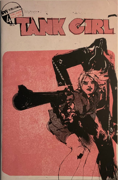 TANK GIRL : THE GIFTING # 4 WOOD 1:10 VARIANT COVER