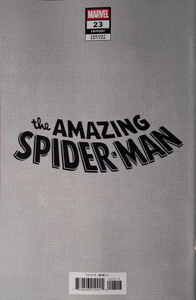 AMAZING SPIDER-MAN (2025) #23 TALAVERA 1:50 VIRGIN VARIANT COVER