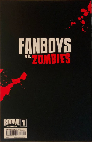 FANBOYS VS ZOMBIES # 1 GARZA 1:25 SKETCH VARIANT COVER