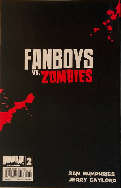 FANBOYS VS ZOMBIES # 2 RAMOS 1:30 SKETCH VARIANT COVER