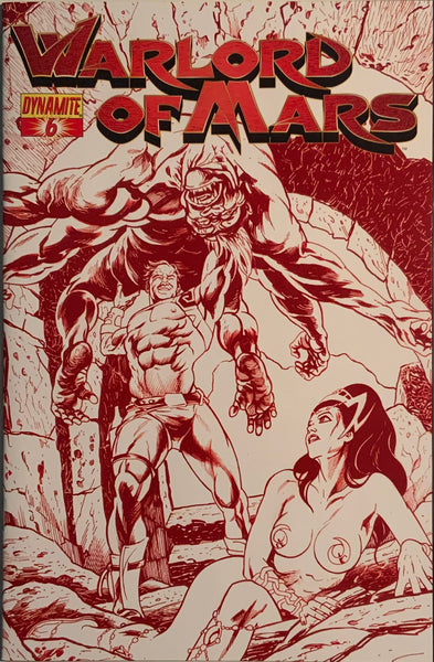 WARLORD OF MARS # 6 SADOWSKI 1:10 “MARTIAN RED” VARIANT COVER