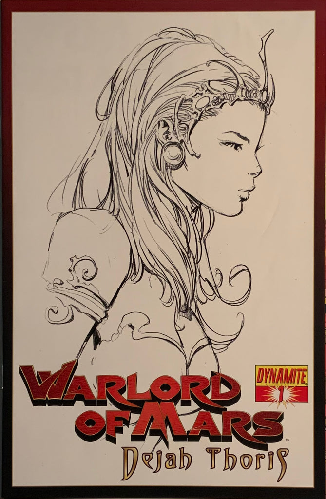 WARLORD OF MARS : DEJAH THORIS # 1 FINCH 1:10 SKETCH VARIANT COVER